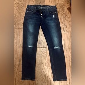 7 For All Mankind Josephina Cropped Jeans